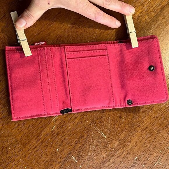 Vintage Levis Corduroy Wallet Trifold Red Tab Snap Indie Skater Grunge Retro - Picture 8 of 11